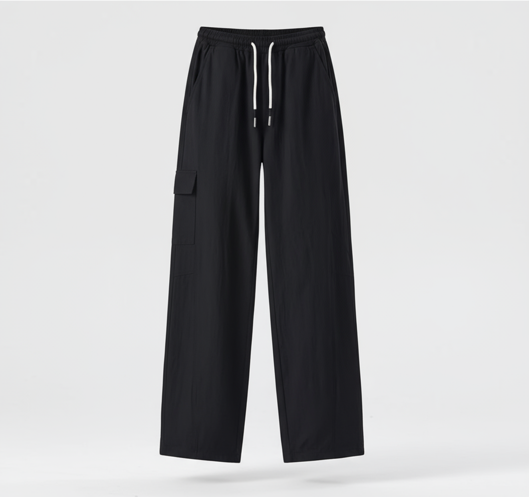 Men's Wide Leg Drawstring Pants