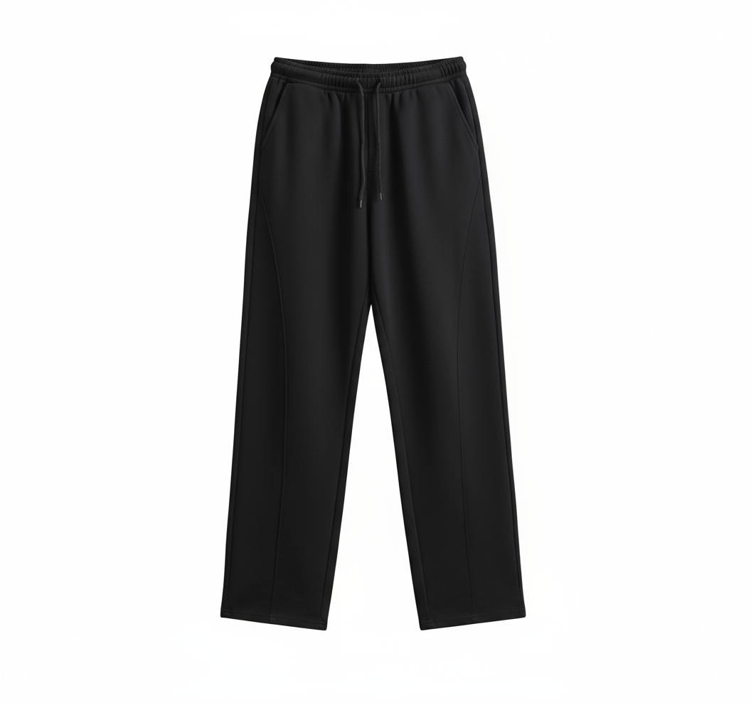 Men's Drawstring Wide Leg Pants