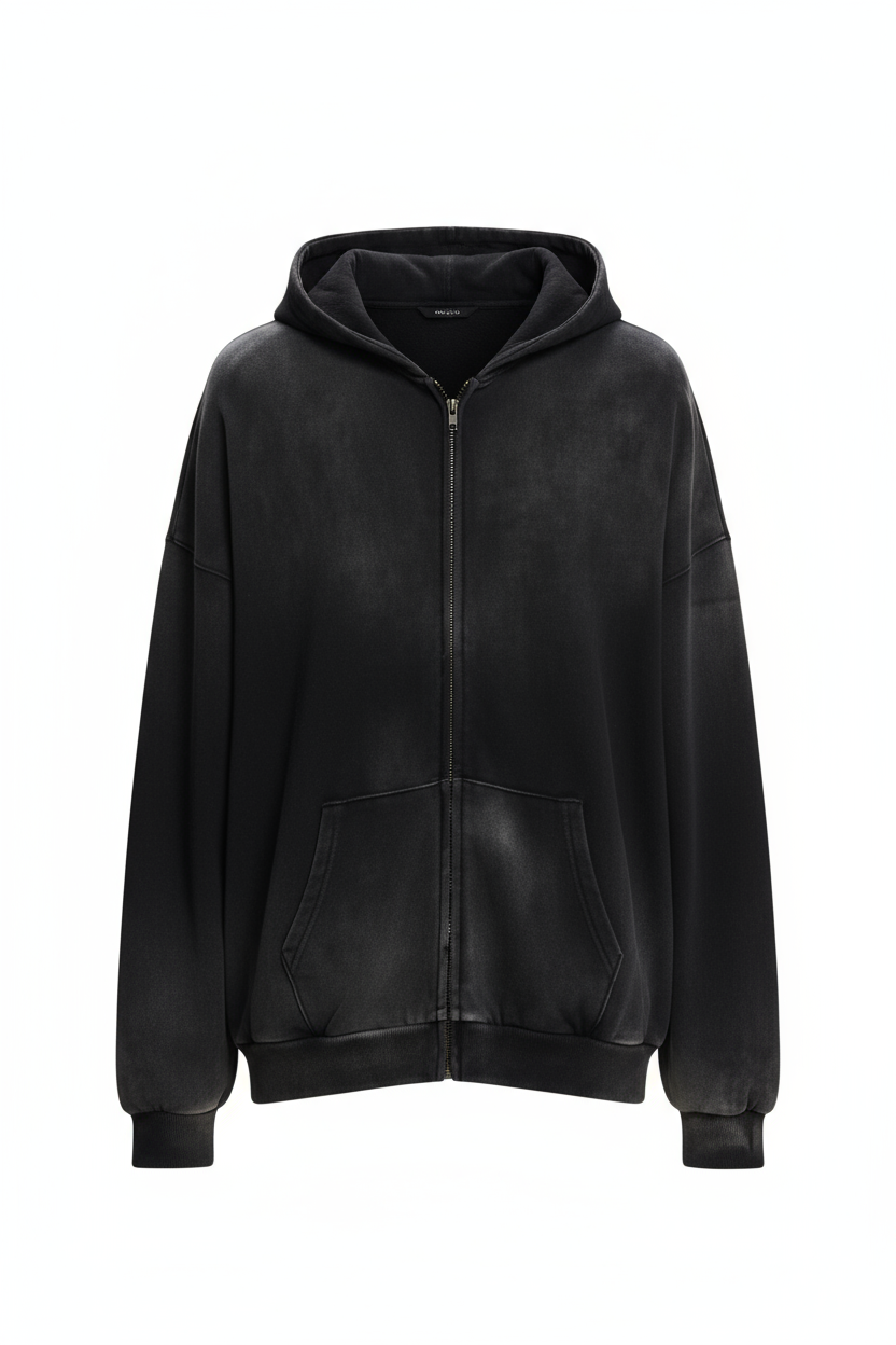 Men's Gradient Zip Up Hoodie
