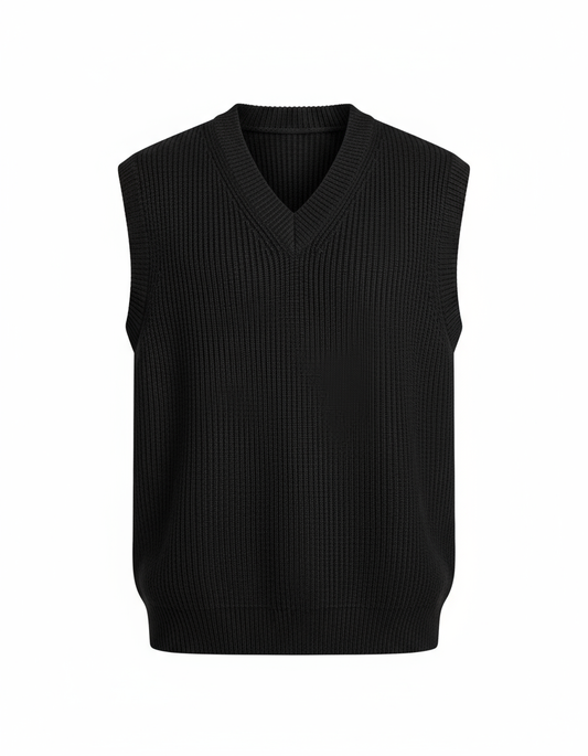Men's V-Neck Knit Sweater Vest