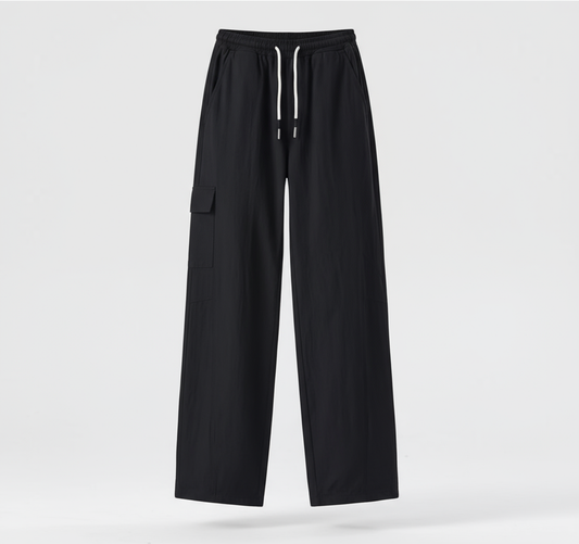 Men's Wide Leg Drawstring Pants